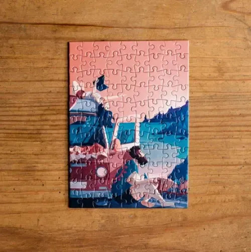 Road Trip 99 Piece Mini Jigsaw Puzzle Trevell (ONLINE ORDER ONLY)
