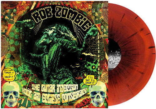 Rob Zombie - Lunar Injection Kool Aid Eclipse Conspiracy (Ox Blood & Orange Swirl w/ Black Splatterl) [Vinyl] (ONLINE ORDER ONLY)