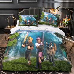 Roblox Bedding Set Kids Quilt Pattern Duvet Cover Without Filler (Online Order Only)