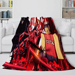 Roblox Blanket Flannel Fleece Throw Cosplay Blanket Christmas Bedding (Online Order Only)
