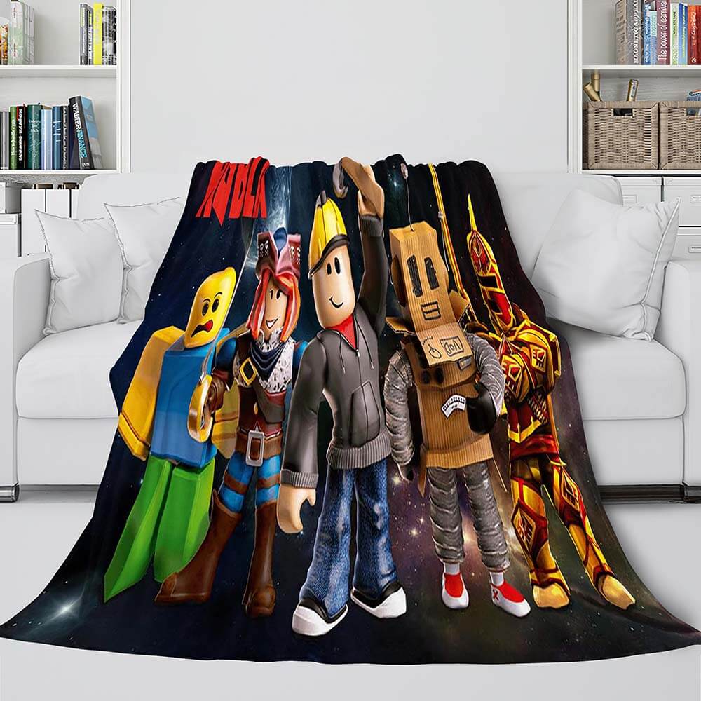 Roblox Blanket Flannel Fleece Blanket (Online Order Only)