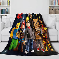 Roblox Blanket Flannel Fleece Blanket (Online Order Only)
