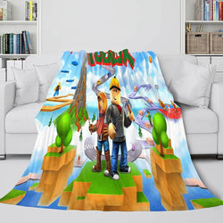 Roblox Blanket Flannel Fleece Blanket (Online Order Only)
