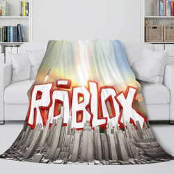 Roblox Blanket Flannel Fleece Throw Cosplay Blanket Christmas Bedding (Online Order Only)