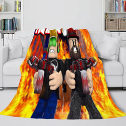 Roblox Blanket Flannel Fleece Blanket (Online Order Only)