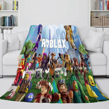Roblox Blanket Flannel Fleece Blanket (Online Order Only)