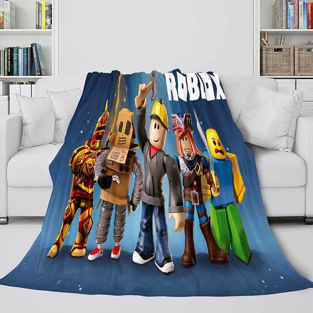 Roblox Blanket Flannel Fleece Blanket (Online Order Only)