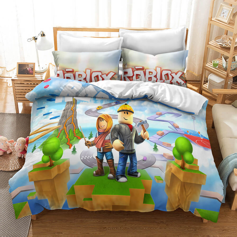 Roblox Pattern Bedding Set Quilt Cover Without Filler (Online Order Only)