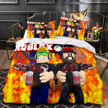 Game Roblox Bedding Set Quilt Cover Room Decoration (Online Order Only)