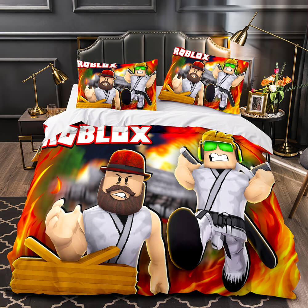 Game Roblox Bedding Set Quilt Cover Room Decoration (Online Order Only)