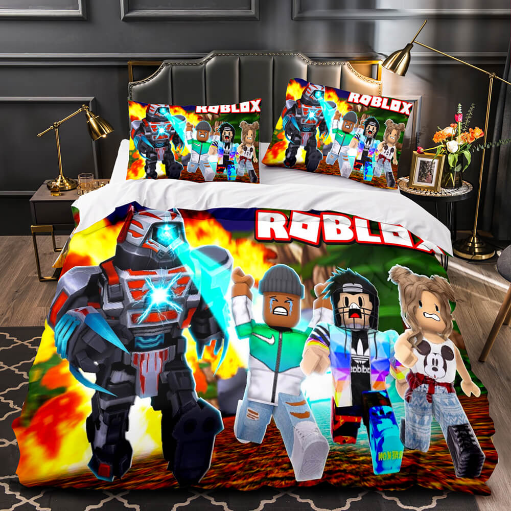 Game Roblox Bedding Set Quilt Cover Room Decoration (Online Order Only)