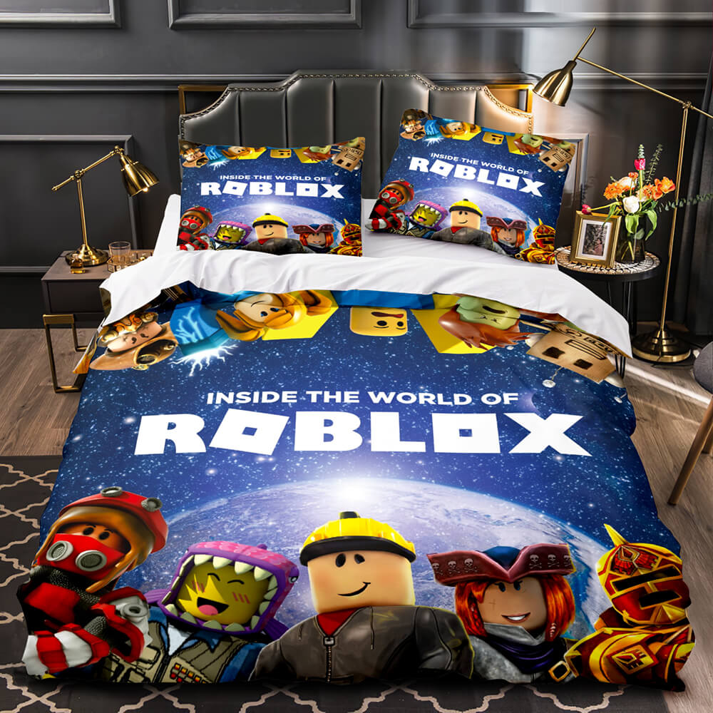 Game Roblox Bedding Set Quilt Cover Room Decoration (Online Order Only)