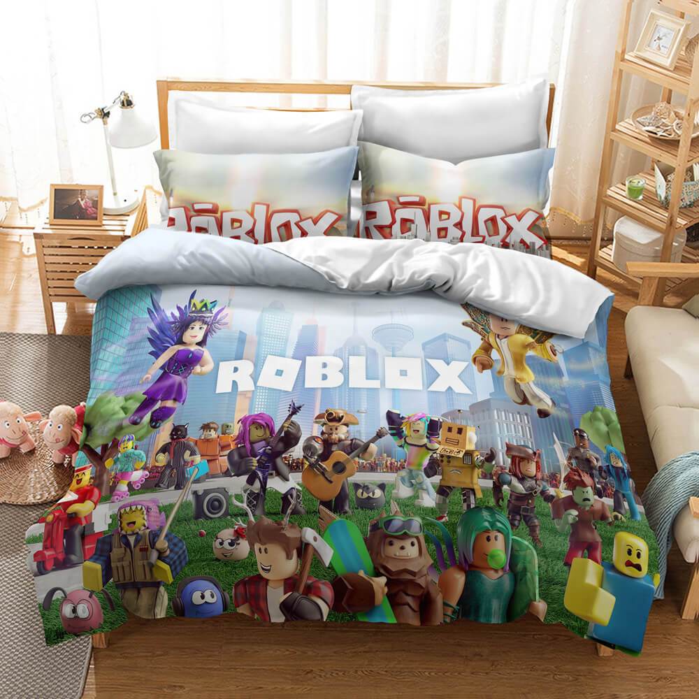 Roblox Bedding Set Quilt Duvet Cover Bed Sets (Online Order Only)