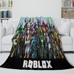Roblox Pattern Blanket Flannel Throw Room Decoration (ONLINE ORDER ONLY)