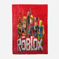 Roblox Pattern Blanket Flannel Throw Room Decoration (Online Order Only)