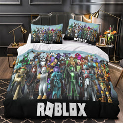 Roblox Pattern Duvet Cover Bedding Set Cover Without Filler (ONLINE ORDER ONLY)