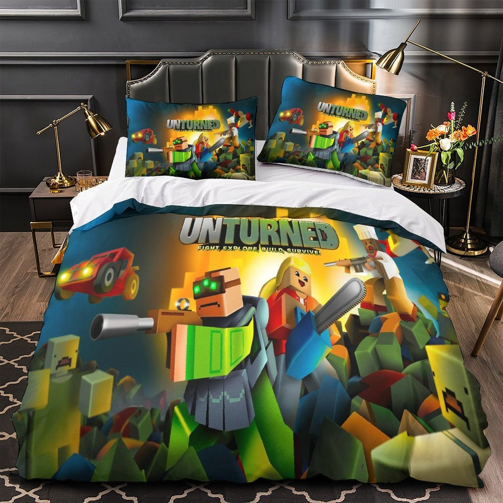 Roblox Pattern Duvet Cover Bedding Set Cover Without Filler (ONLINE ORDER ONLY)