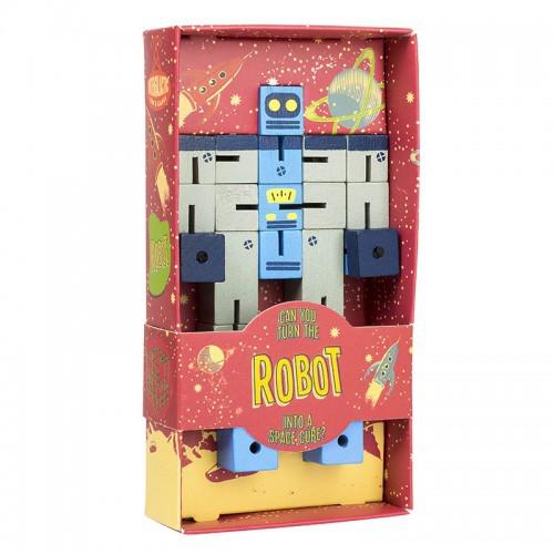 Robot to Cube 3D Puzzle Professor Puzzle (ONLINE ORDER ONLY)