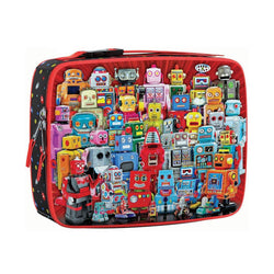Robots Lunch Bag & 100 Piece Jigsaw Puzzle Eurographics