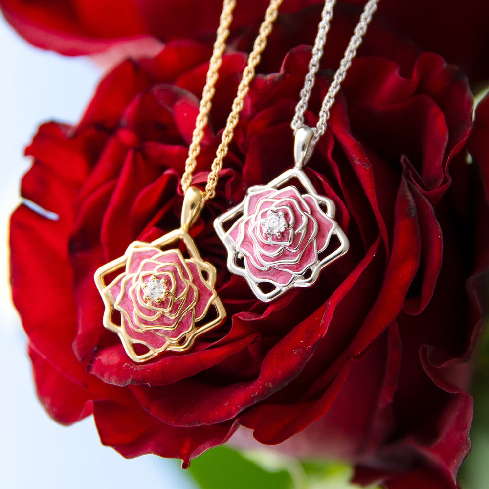 Disney X RockLove BEAUTY AND BEAST Belle Keepsake Necklace (ONLINE ORDER ONLY)
