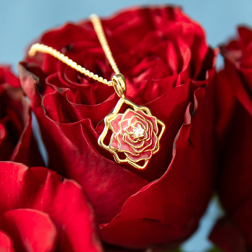 Disney X RockLove BEAUTY AND BEAST Belle Keepsake Necklace (ONLINE ORDER ONLY)