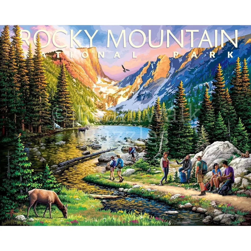 Rocky Mountain National Park 210 Piece Jigsaw Puzzle Boardwalk (ONLINE ORDER ONLY)