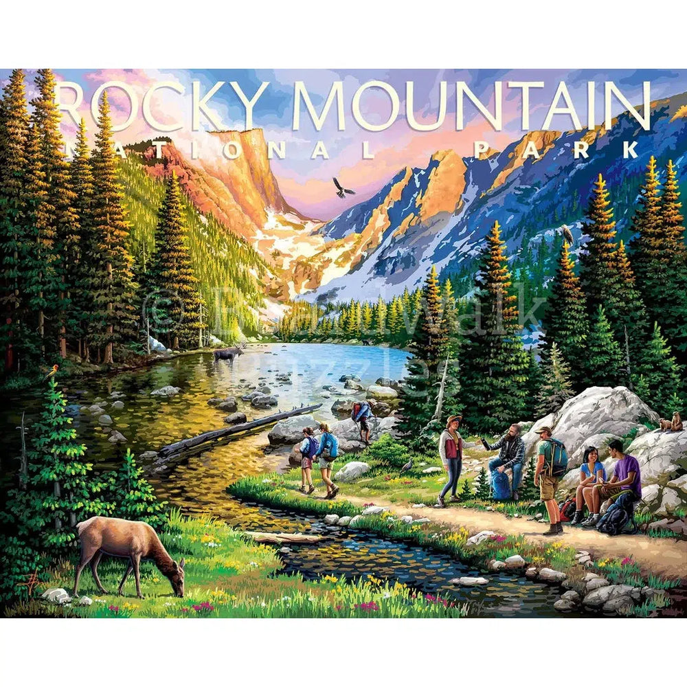 Rocky Mountain National Park 500 Piece Jigsaw Puzzle Boardwalk (ONLINE ORDER ONLY)