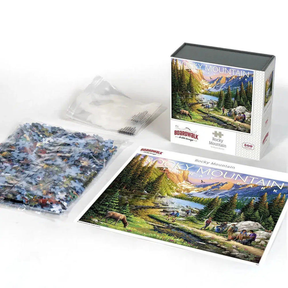 Rocky Mountain National Park 500 Piece Jigsaw Puzzle Boardwalk (ONLINE ORDER ONLY)