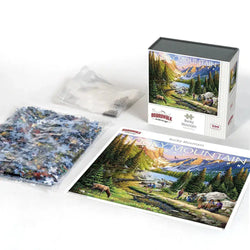Rocky Mountain National Park 500 Piece Jigsaw Puzzle Boardwalk (ONLINE ORDER ONLY)