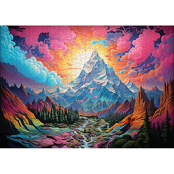 Rocky Ridges 1000 Piece Jigsaw Puzzle Trippy (ONLINE ORDER ONLY)