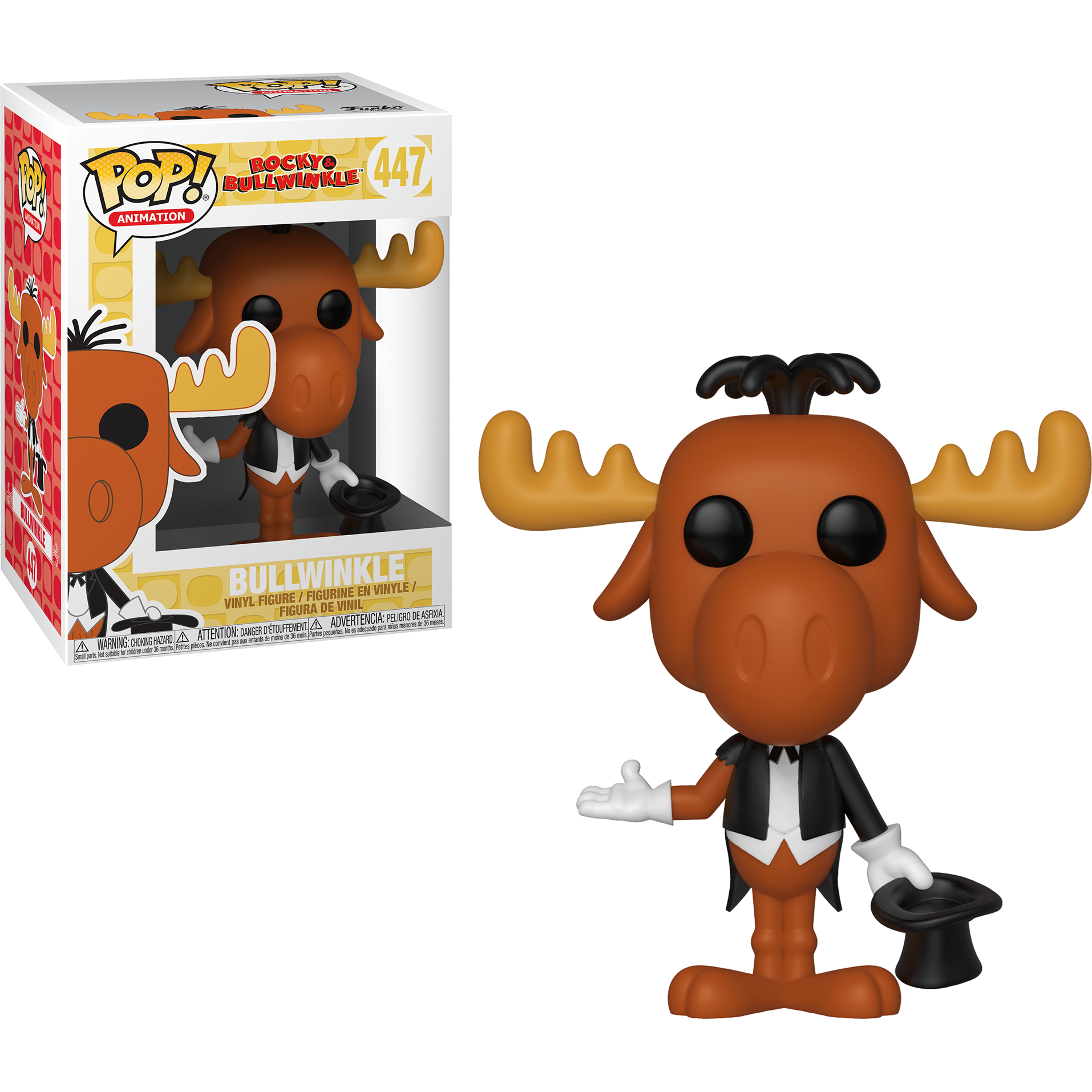 Bullwinkle J. Moose #447 Funko POP Animation (Online Order Only)