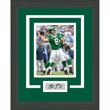 Framed Aaron Rodgers Laser Engraved Signature Auto New York Jets 11x14 Football Photo (ONLINE ORDER ONLY)