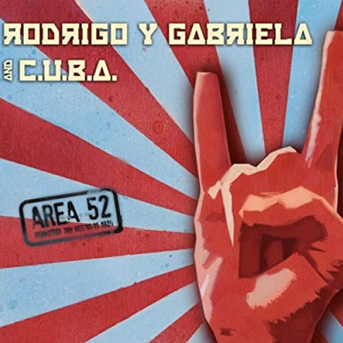 Rodrigo Y Gabriela/C.U.B.A - Area 52 [Red/Blue Splatter 2 LP] [Vinyl] (ONLINE ORDER ONLY)