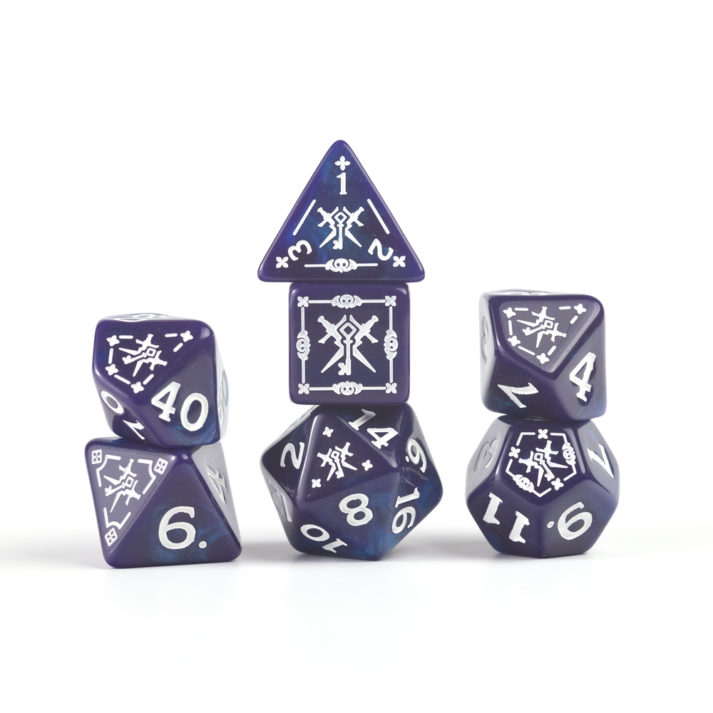 D&D Adventure Dice Set - Rogue Edition | Purple 15pc Collection (ONLINE ORDER ONLY)