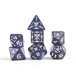 D&D Adventure Dice Set - Rogue Edition | Purple 15pc Collection (ONLINE ORDER ONLY)