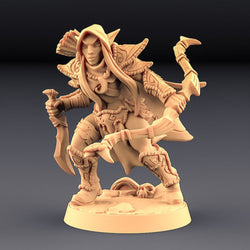 3D Printed Artisan Guild Deepwood Alfar Rogues Deepwood Alfar Set 28mm 32mm (Online Only)
