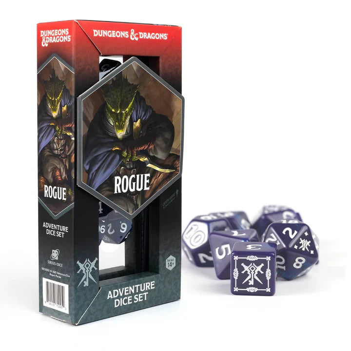 D&D Adventure Dice: Rogue (Purple) (ONLINE ORDER ONLY)