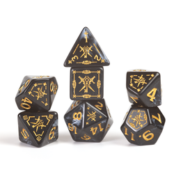 D&D Adventure Dice Set - Rogue Edition | Black 15pc Collection (ONLINE ORDER ONLY)