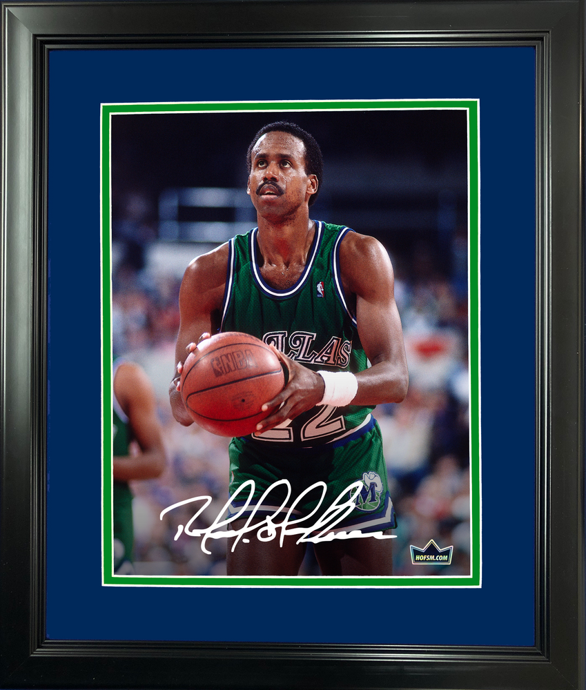 Framed Rolando Blackman Facsimile Laser Engraved Signature Auto 11"x14"Basketball Photo HOFSM Holo (ONLINE ORDER ONLY)