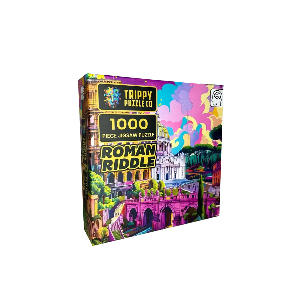 Roman Riddle 1000 Piece Jigsaw Puzzle Trippy (ONLINE ORDER ONLY)
