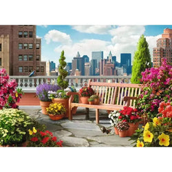 Rooftop Garden 500 Large Piece Jigsaw Puzzle Ravensburger