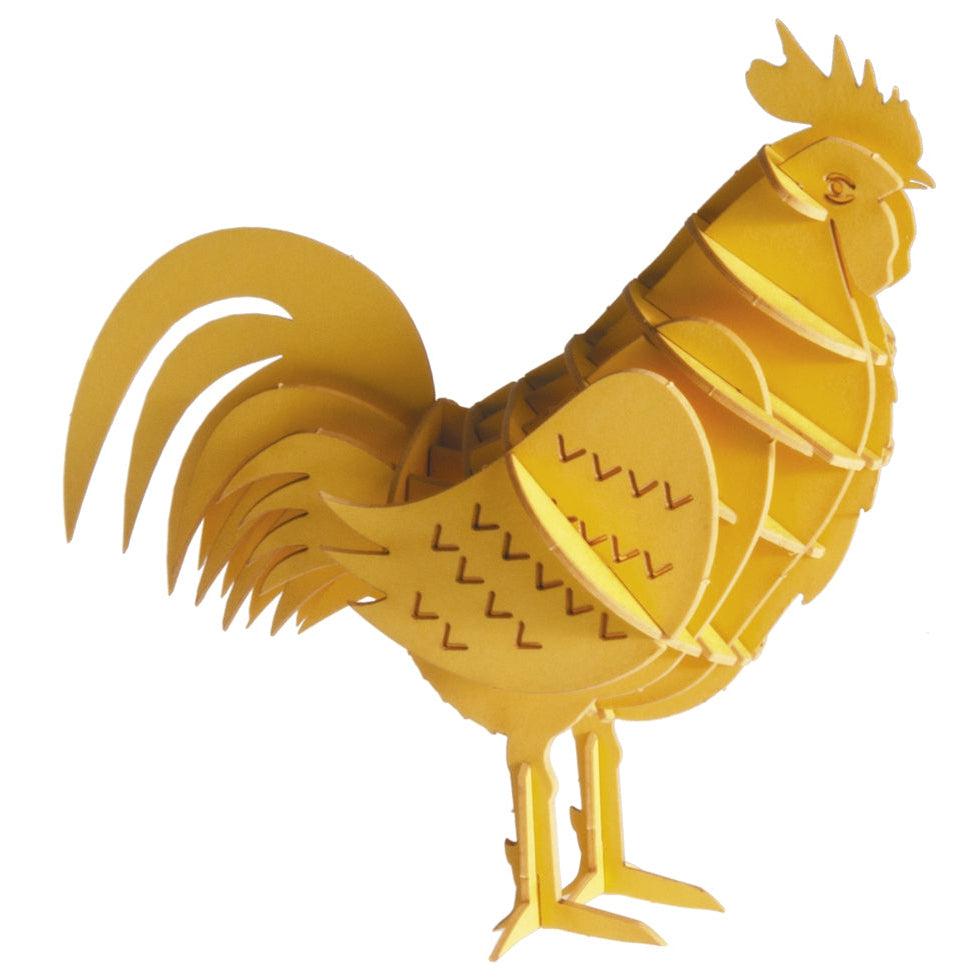 Rooster 3D Cardboard Model Kit Fridolin (ONLINE ORDER ONLY)