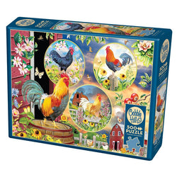 Rooster Magic 500 Piece Jigsaw Puzzle Cobble Hill (ONLINE ORDER ONLY)