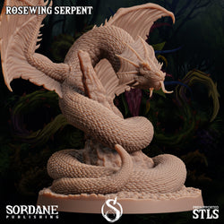 3D Printed Sordane Publishing Rosewing Serpent Cupid's Embrace Set 28 32mm D&D (Online Only)
