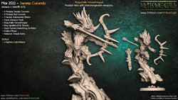 3D Printed Artisan Guild Rosputakk Venomtongue Swamp Gurunda 28mm 32mm (Online Only)