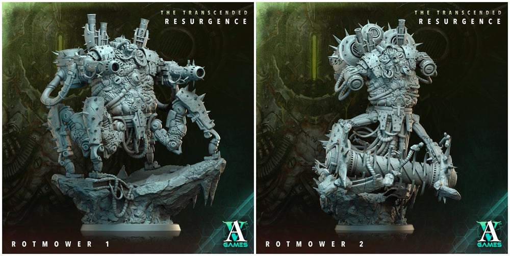 3D Printed Archvillain Games Rotmower The Transcended Resurgence 28 32mm D&D (Online Only)
