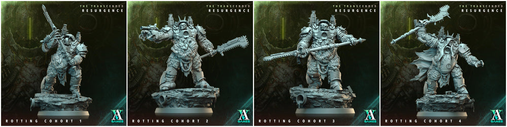 3D Printed Archvillain Games Rotting Cohort The Transcended Resurgence 28 32mm D&D (Online Only)