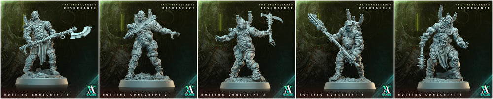 3D Printed Archvillain Games Rotting Conscript The Transcended Resurgence 28 32mm D&D (Online Only)