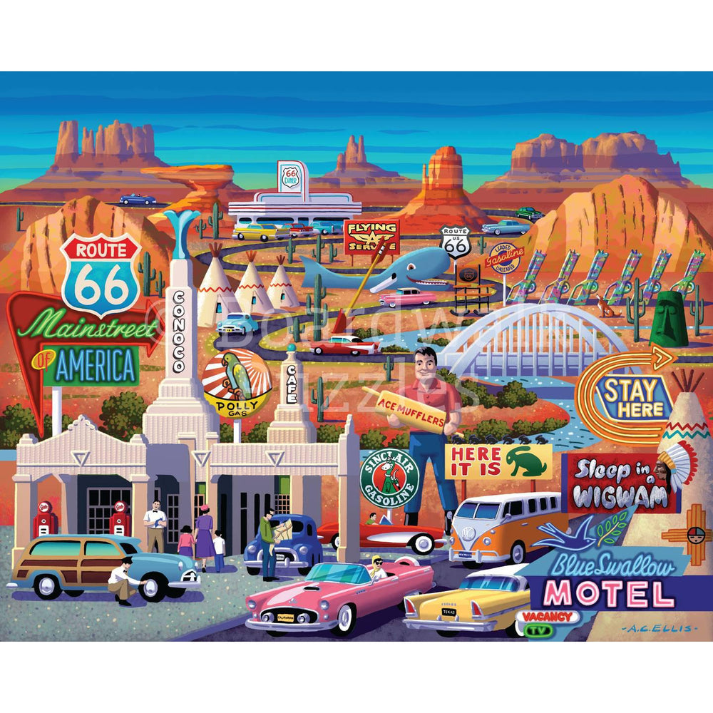 Route 66 210 Piece Jigsaw Puzzle Boardwalk (ONLINE ORDER ONLY)
