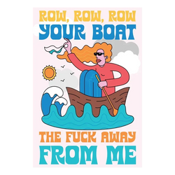 Row Your Boat the F*** Away from Me 500 Piece Jigsaw Puzzle Fun Club (ONLINE ORDER ONLY)